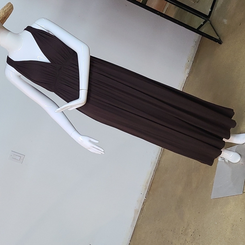 Moda International Brown Maxi Dress